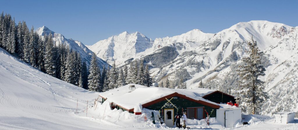 Ski resort in Aspen, Colorado, one of the best winter vacation destinations in the US.