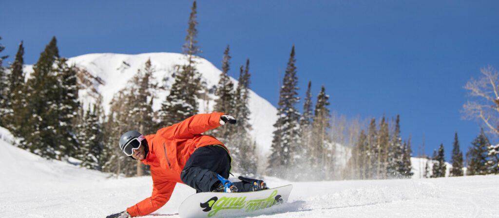 Ski resort in Park City, Utah, home to the Sundance Film Festival and vibrant winter experiences.