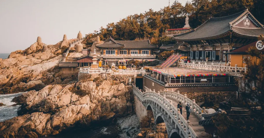 Haedong Yonggungsa Temple in Busan overlooking the sea, a must-visit attraction.