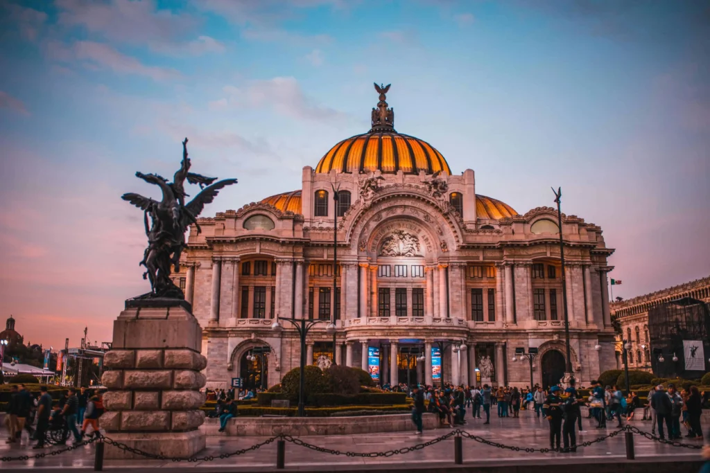 Palacio de Bellas Artes in Mexico City, a must-see near the best hotels in Mexico City